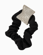 Shoucka Silver Weave Scrunchie | Modern & Futurist Hair Accessory