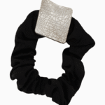 Shoucka Silver Weave Scrunchie | Modern & Futurist Hair Accessory