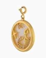 Shoucka Scorpio Zodiac Pendant | Gold Plated Mysterious Scorpion Charm