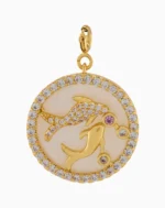 Shoucka Pisces Zodiac Pendant | Dreamy Two Fish Charm