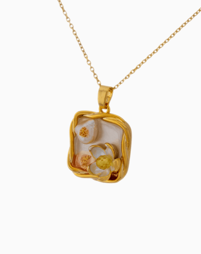 Shoucka Artistic Garden Free-Form Necklace for Women