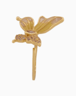 shoucka Women's Enamel Butterfly Ring | Gold-Tone Adjustable