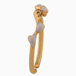 shoucka Enamel Heart Pave Ring | Gold-Tone Adjustable