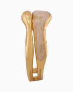 shoucka Organic Wave Ring with Pearlescent Enamel | Gold-Tone