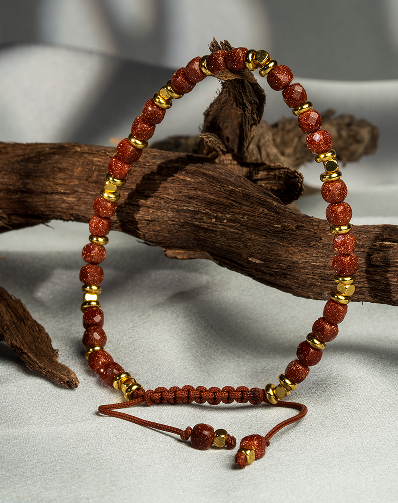 Brown Goldstone Bracelet for Women Brown Goldstone Bracelet for Women