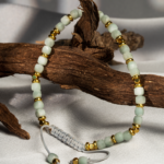 Dainty Blue Chalcedony Bracelet for Women