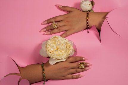 Women’s Pink Jasper Stone Bracelet