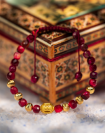 Women’s Pink Jasper Stone Bracelet