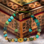 Women’s Chrysocolla Stone Bracelet