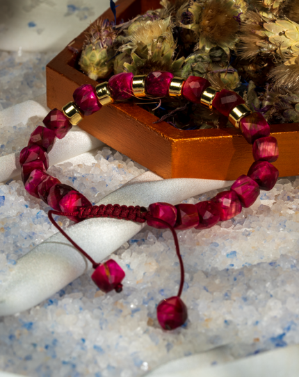 Women’s Pink Tiger’s Eye Bracelet