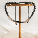 Shooka Women's Faceted Onyx & Synthetic Bead Bracelet