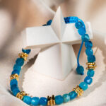 Blue Apatite Stone Bracelet for Women