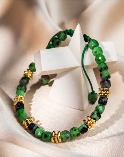 Women’s Ruby in Zoisite Stone Bracelet