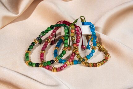 Women’s Ruby in Zoisite Stone Bracelet