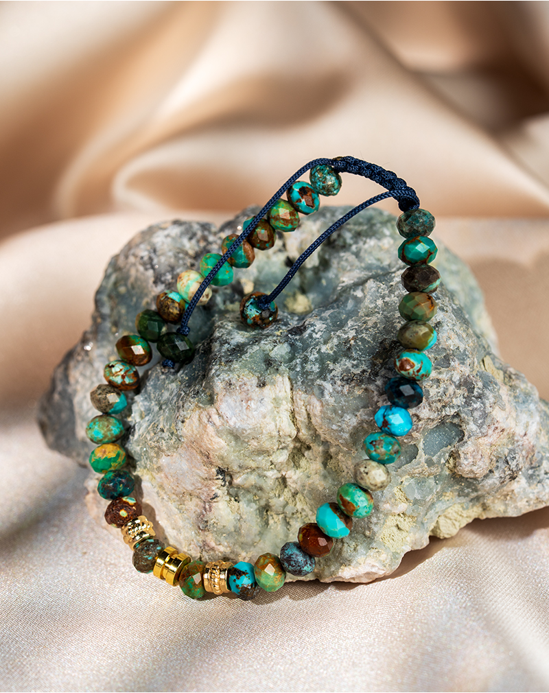 Women’s Chrysocolla Stone Bracelet Women’s Chrysocolla Stone Bracelet
