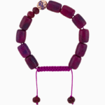Men’s Garnet & Agate Stone Bracelet
