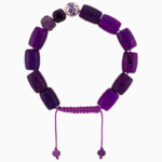 Women’s Purple Jade & Amethyst Stone Bracelet