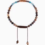 Pietersite & Picture Jasper Beaded Bracelet for Men