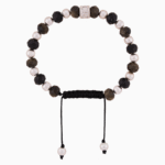 Men’s Golden Obsidian & Black Onyx Stone Bracelet