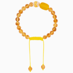 Shoucka Women's Citrine & Agate Bracelet | "Sunbeam" Yellow Handmade Jewelry
