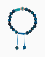 Shoucka Women's Blue Tiger's Eye & Amazonite Bracelet | "Blue Wave" Jewelry