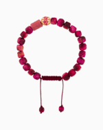 Shoucka Women's Pink Tiger's Eye & Rhodonite Bracelet | "Passion" Series