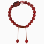 Faceted Red Carnelian Stone Bracelet for Women