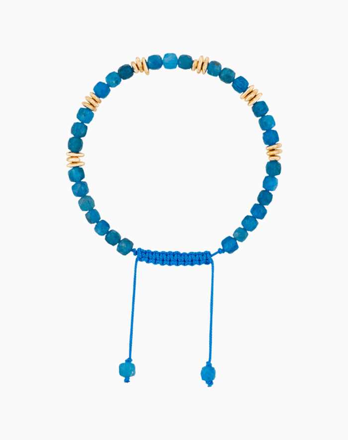Blue Apatite Stone Bracelet for Women