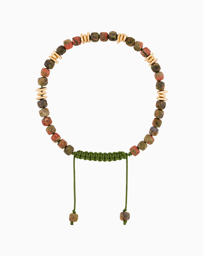 Women’s Unakite Stone Bracelet