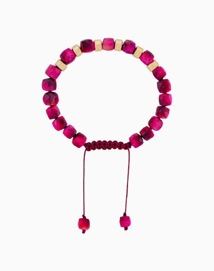 Women’s Pink Tiger’s Eye Bracelet