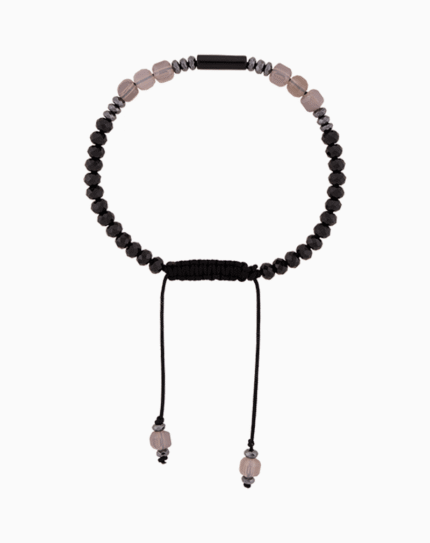 Shooka Women's Faceted Onyx & Synthetic Bead Bracelet