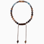 Pietersite & Picture Jasper Beaded Bracelet for Women