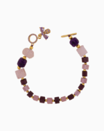 دستبند آمتیست بنفش