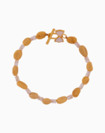 دستبند زنانه اونتورین و صدف شوکا