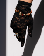 دستبند زنانه جاسپر و صدف شوکا