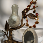 دستبند زنانه جاسپر و صدف شوکا