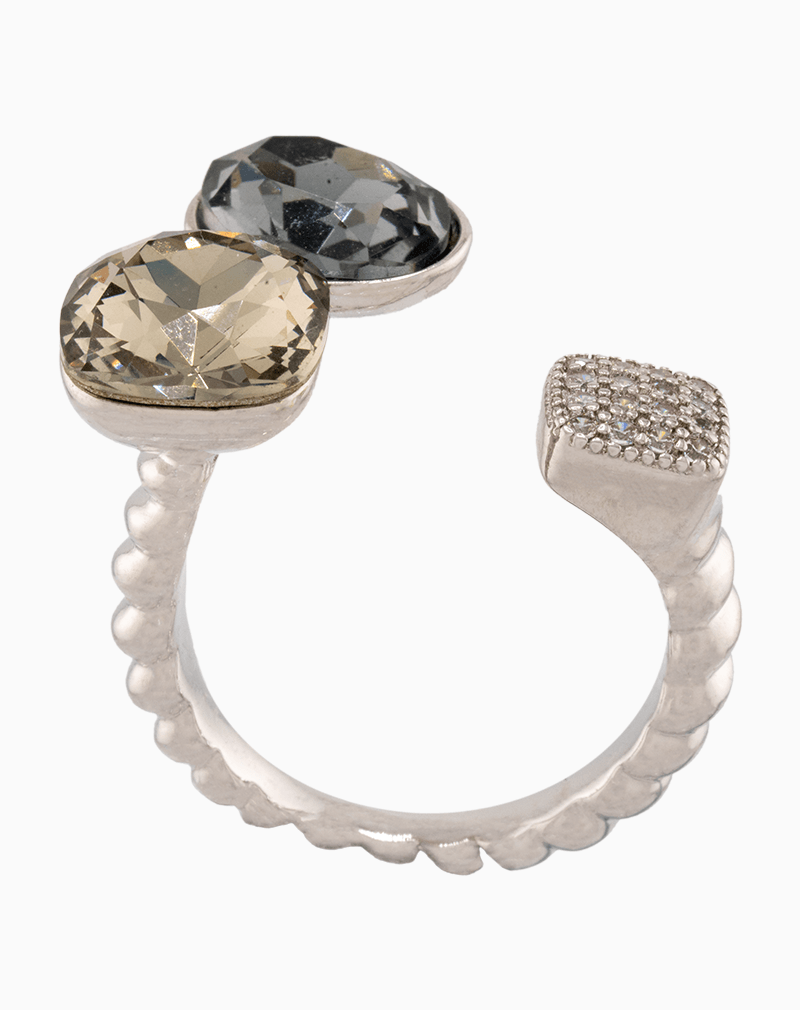 RIWSVCXX02000007-01 انگشتر زنانه شامپاین شوکا نقرهای - Image 1