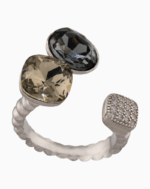 انگشتر زنانه شامپاین شوکا نقرهای - Image 2