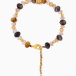 دستبند زنانه چشم ببر و صدف شوکا