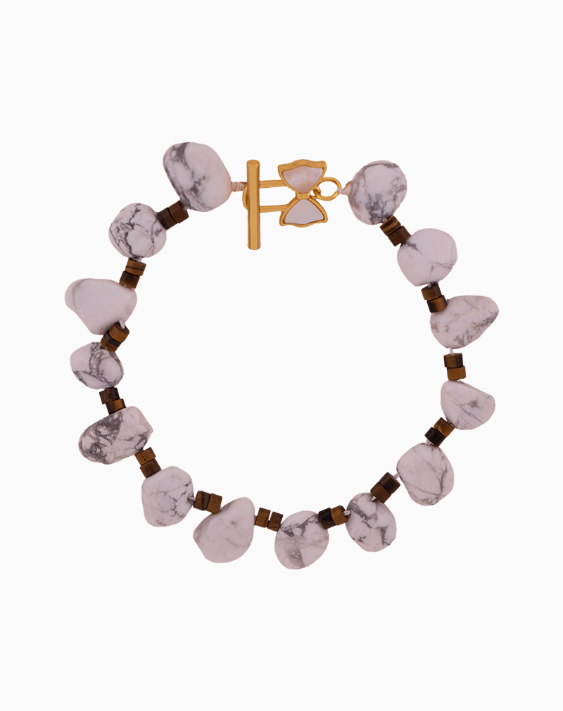 دستبند زنانه هائولیت و چشم ببری شوک دستبند زنانه هائولیت و چشم ببری شوک