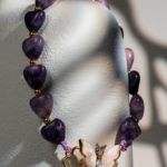 دستبند زنانه آمیتیست بنفش شوکا