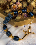 دستبند زنانه کیانیت و مروارید شوکا