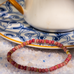 دستبند زنانه رودونیت صورتی