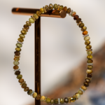 دستبند زنانه سنگ سرپانتین