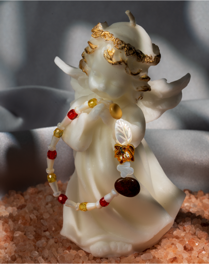 دستبند بچگانه شوکا با سنگ اوناکیت و اونتورین