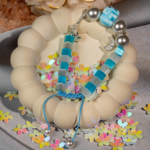 دستبند نوجوان شوکا با مروارید مصنوعی و آویز ماه 1