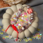 دستبند نوجوان شوکا با مروارید مصنوعی و آویز ماه 6