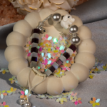 دستبند نوجوان شوکا با مروارید مصنوعی و آویز ماه 7