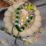 دستبند نوجوان شوکا با مروارید مصنوعی و آویز ماه 9