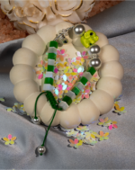 دستبند نوجوان شوکا با مروارید مصنوعی و آویز ماه 9